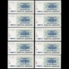 BOSNIA - HERZEGOVINA 10 Stück á 1-Million Dinara 1.IX.1993 Pick 35a aUNC (1-) 
