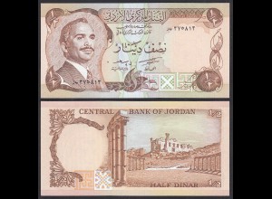 Jordanien - Jordan 1/2 Dinar Banknote 1975-92 Pick 17b UNC (1) (28552