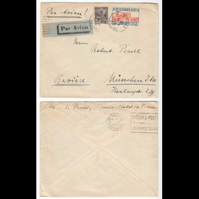 Tunesien - Tunisia 1930 Brief über Marsaille nach München ( 28594
