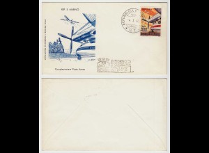 San Marino 1965 Mi. 829 auf FDC Ersttag POSTA AEREA (28606