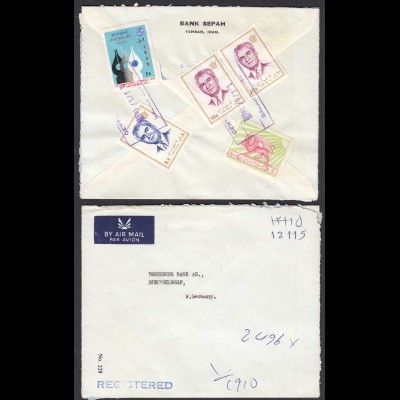 IRAN (Persien) - Bankbrief ca. 1972 von Teheran nach Düsseldorf (28670
