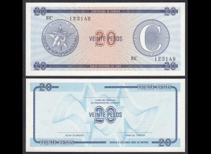 Kuba - Cuba 20 Peso Foreign Exchange Certificates 1985 Pick FX15 aUNC (28789