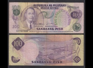 PHILIPPINEN - PHILIPPINES 100 Pesos 1978 Pick 164c sig.10 F (4) (28799