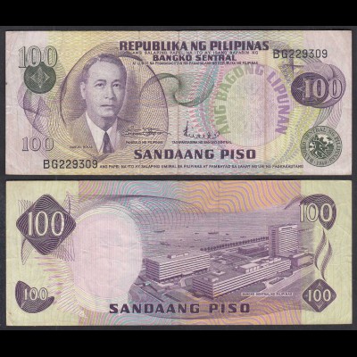 PHILIPPINEN - PHILIPPINES 100 Pesos Pick 164a sig.8 F (4) (28801