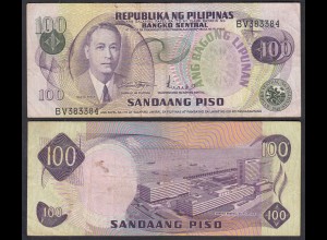 PHILIPPINEN - PHILIPPINES 100 Pesos Pick 164a sig.8 F (4) (28802
