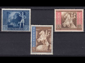 Germany 3 Reich 1942 European Postal Congress Vienna Mi 820-2 SG 813-15 MNH