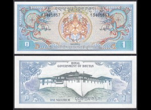 Bhutan - 1 Ngultrum Banknote 1981 UNC Pick 5 (1) (28955