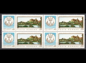 Rumänien-Romania 1968 Mi. 2720 ** MNH stamp day Block of 4 (65392