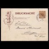 AK seltene Klappfoto-Karte Oberlahnstein 1899 nach Lingen (17155