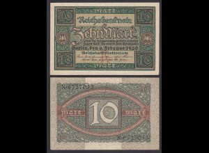 Reichsbanknote 20 Mark 1920 Ro 63a Pick 67 UDR: K Serie: X XF (2) (29017