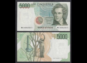 Italien - Italy 5000 Lire Banknote 1985 Pick 111a VF (3) (29157