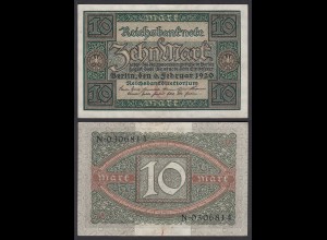 Reichsbanknote 20 Mark 1920 Ro 63a Pick 67 UDR: C Serie: N VF (3) (29314