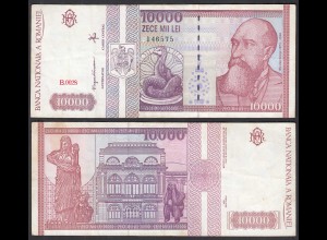 Rumänien - Romania 10000 10.000 Lei 1994 Pick 105a VF+ (3+) (29447