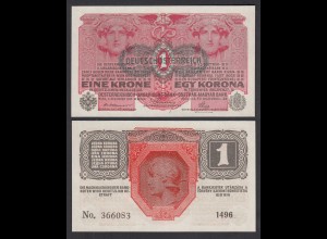Österreich - Austria 1 Krone 1916 (1919) Pick 49 UNC (1) (29716