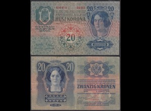 Österreich - Austria 20 Kronen 1913 Pick 13 F (4) (29792