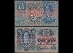 Österreich - Austria 20 Kronen 1913 Pick 13 F- (4-) (29793