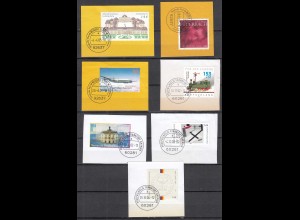 GERMANY BRD Nice Lot of Letter pieces with beautiful postmarks (65498