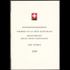 1969 Ersttag Schweiz Glasmalerei/Pro Patria PTT Folder (23777