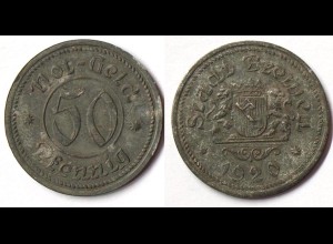 Bremen 50 Pfennig Notgeld 1920 Zink Funck 58.2 (R949