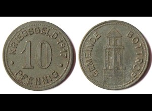 BOTTROP 10 Pfennig Notgeld Kriegsgeld 1917 Zink Funck 54.1 (R939