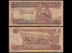 Äthiopien - Ethiopia 10 Birr (2006) Banknote Pick 48d F (4) (25135