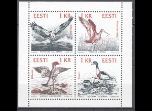 ESTLAND - ESTONIA 1992 Mi. 188-92 ** MNH Vögel - Birds (65563 