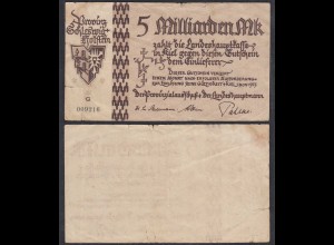 KIEL 5 Milliarden Mark Gutschein NOTGELD 1923 (29732