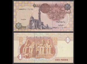 Ägypten - Egypt 1 Pound Banknote 2008 Pick 50n UNC (1) (30165