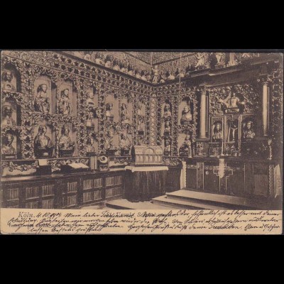 AK Köln 1904 St. Ursula Schatz Kammer (12574