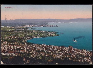 AK Schweiz Rorschach mit Bodensee St.Gallen 1917 (12567