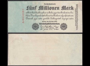 Ros. 94 Pick 95 Reichsbanknote - 5 Millionen Mark 1923 Serie A aUNC (1-) (30195