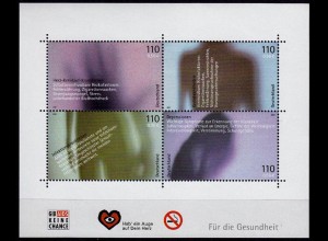 Germany Federal Republic 2001 Mi.Block 54 ** MNH For health (6774