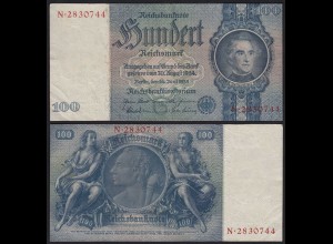 Ro 176a - 100 Mark Banknotes 1935 Pick 183a nice condition Germany (19840