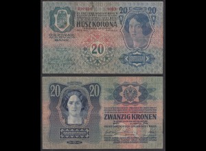 Österreich - Austria 20 Kronen 1913 Pick 13 VF (3) (29797
