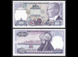 Türkei - Turkey 1000 Lira Banknote 1970 (1986) Pick 196 UNC ATATÜRK (30262