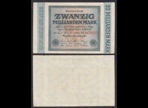 Ros 115b 20 Milliarden Mark 1923 Pick 118e VF (3) (27565