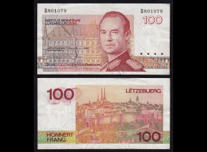Luxemburg - Luxembourg 100 Francs Banknote 1986 Pick 58a VF (3) (16238