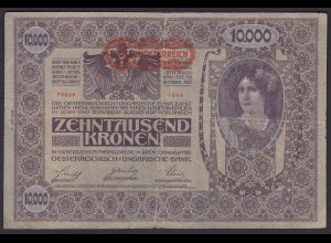 Österreich - Austria 10000 10.000 Kronen 1918 (1919) Pick 66 F (4) II. Auflage