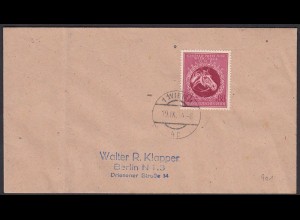 3. Reich WW2 1944 Mi. 901 auf Umschlag Großer Preis von Wien (20431