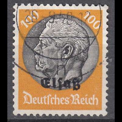 Deutsche Besetzung 2.WK Elsass 100 Pfennig Mi. 16 gestempelt used (30206