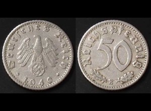 Jäger 372 - Deutsches Reich 50 Reichspfennig 1940 E (8274