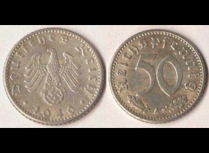 Jäger 372 - Deutsches Reich 50 Reichspfennig 1940 A (8275