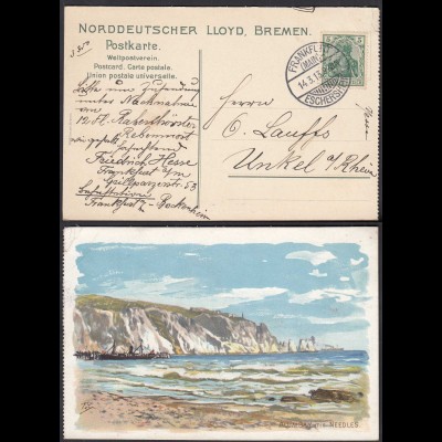 AK von Norddeutscher Lloyd Bremen VS Grossbritannien Alumbay mit Needles (30406