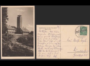 AK 1925 Gedächtnishaus auf dem Fohrenbühl bei Lauterbach (30452