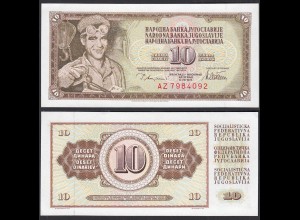 JUGOSLAWIEN - YUGOSLAVIA 10 Dinara 1978 Pick 87a UNC (1) (30667