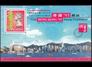 Hong Kong - Hongkong 1996 Block 42 ** Internationale Ausstellung `97 (30681