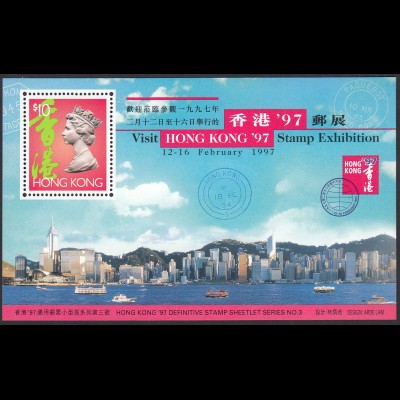 Hong Kong - Hongkong 1996 Block 42 ** Internationale Ausstellung `97 (30681