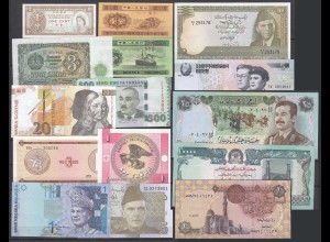 15 Stück verschiedene Banknoten Welt - bitte ansehen (28520