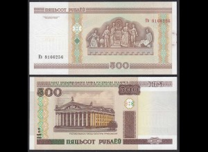 Weißrussland - Belarus 500 Rubel aus 2000 Pick 27 UNC (1) (30872