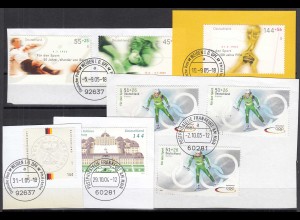Bund BRD aus 2002-04 Briefstücke mit sehr sauberen Stempeln (30912